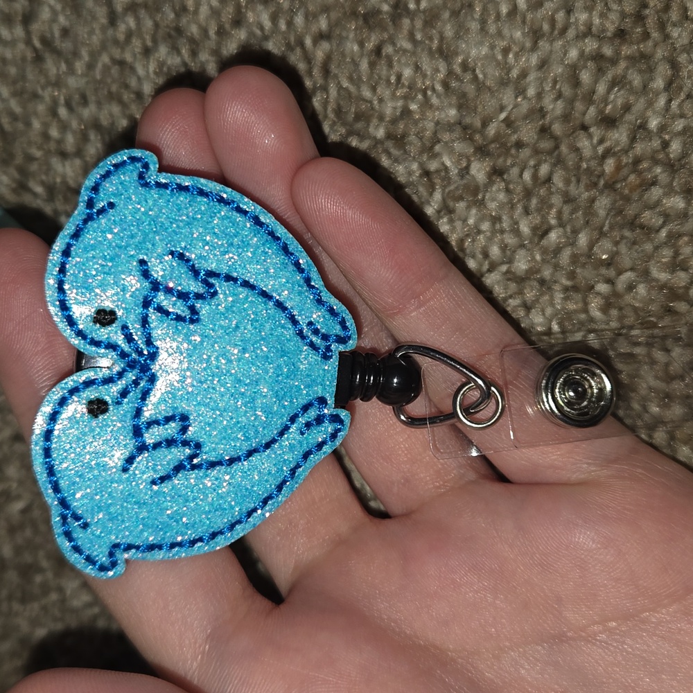 Dolphin🐬 Badge holder
